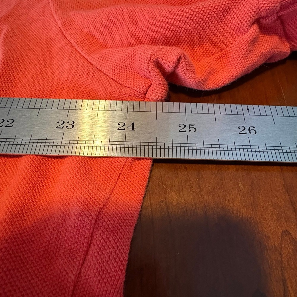 Polo Ralph Lauren Orange Pony Logo Polo Shirt XL Classic Fit Bright Preppy - Picture 2 of 5